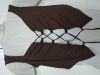 Adult Female Costumes to Hire - Brown Suede Waistcoat - LADIES